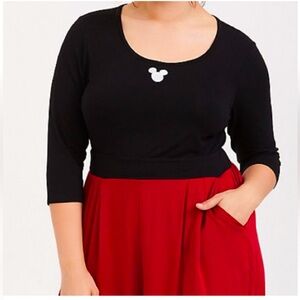 Torrid Disney Mickey Mouse Romper NWT